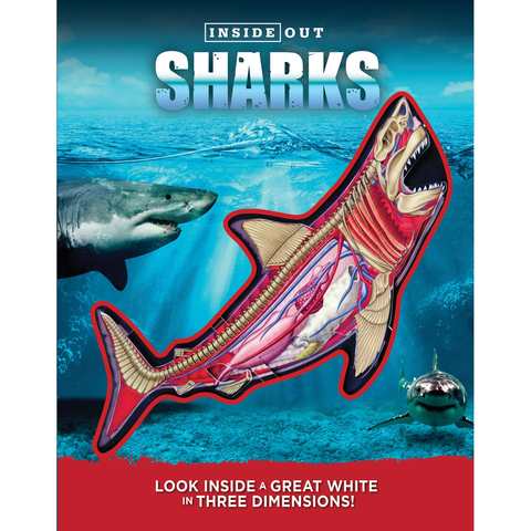 Sharks Inside Out Look Inside A Great White In Three Dimensions By David George Gordon Book Kmart - great white mount roblox