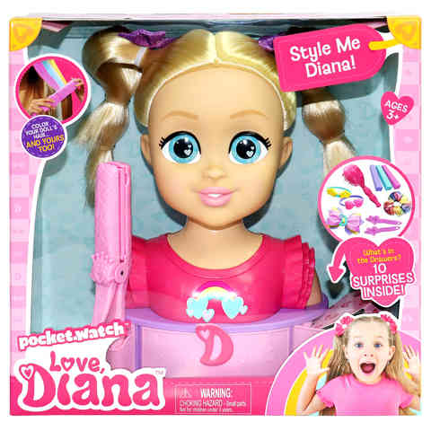 pocket watch diana doll