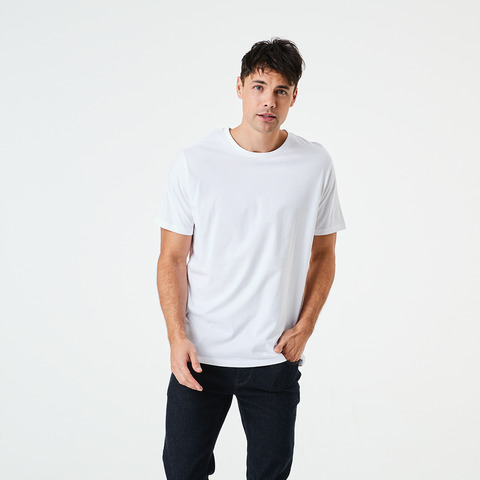 Australian Grown Cotton Crew Neck Tee | Kmart