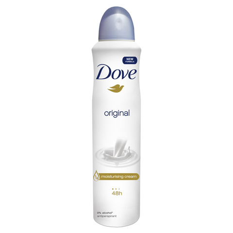 Dove 250ml Original Antiperspirant | Kmart