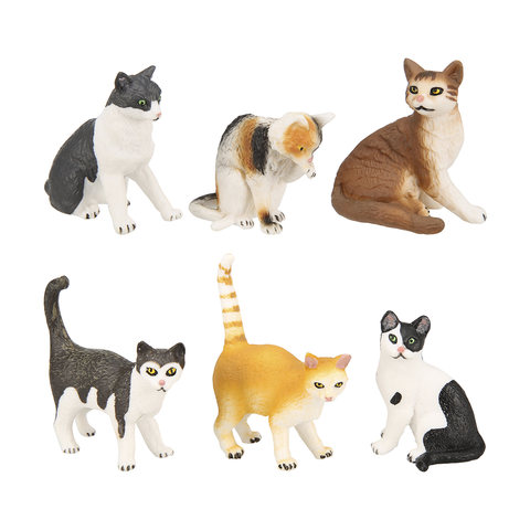 Cat Figurines - Set of 3, Assorted | Kmart