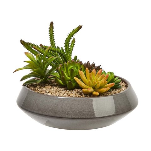 Large Glazed Pot Plant | Kmart