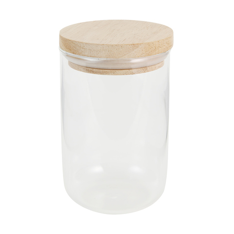 Tall Glass Canister | Kmart