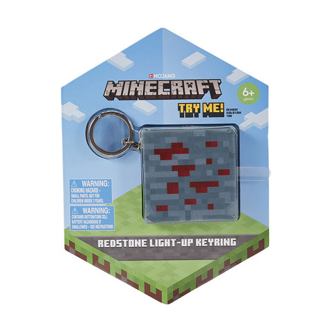 Minecraft Redstone Light Up Keyring Kmart