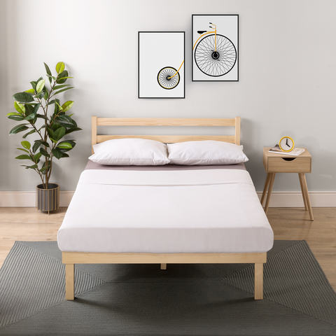 Double Bed Timber Bed Frame Kmart