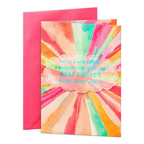 Hallmark Birthday Card for Mum - Best Mother | Kmart