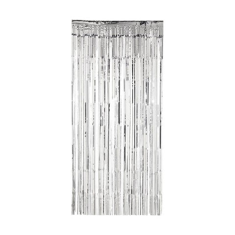 Foil Backdrop - Silver Look | Kmart