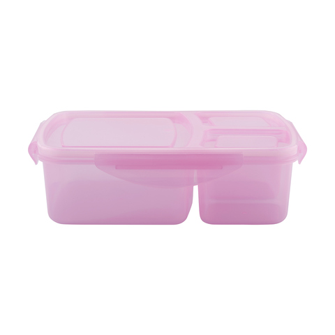 3 Compartment Lunch Box - Pink | Kmart