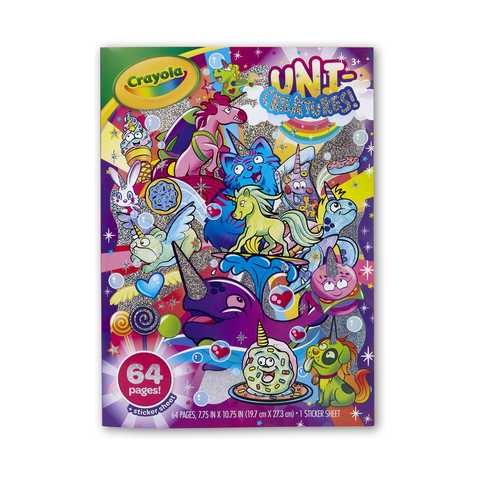 Download Crayola Uni Creatures Colouring Book Kmart