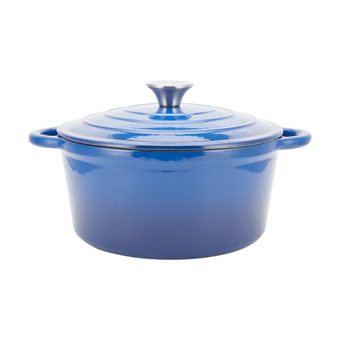 Cast Iron Casserole Pot - Blue | Kmart