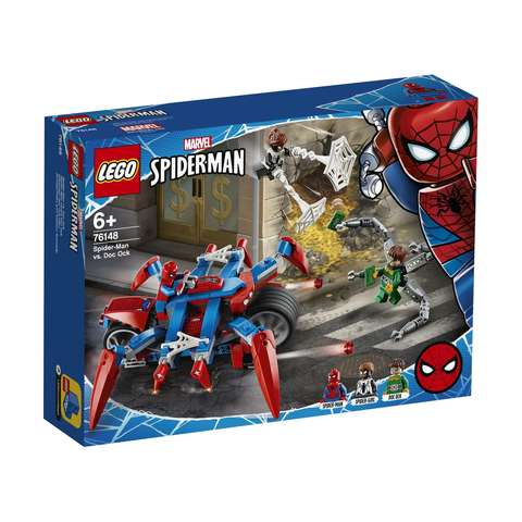 Lego Marvel Super Heroes Spider Man Vs Doc Ock 76148 Kmart - be spiderman roblox bedding spiderman news games games
