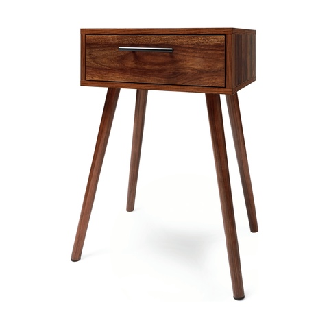 walnut bedside tables kmart