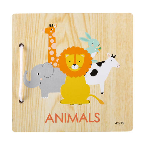 wooden animals kmart