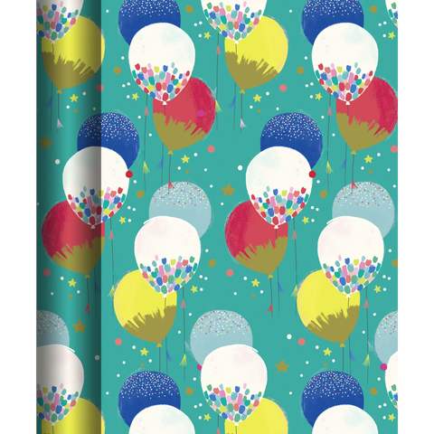 Hallmark Gift Wrap Roll - Party Balloons | Kmart