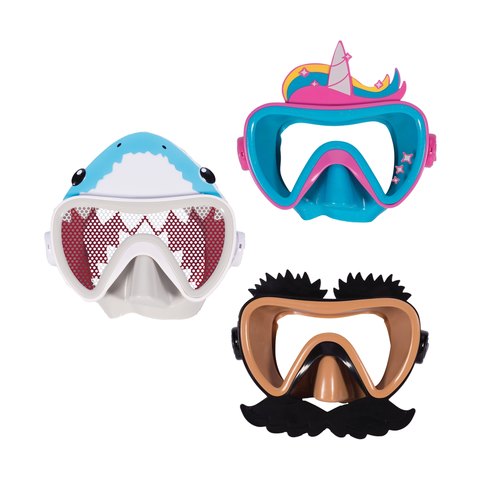 Download Swimways Funny Face Swim Mask Assorted Kmart PSD Mockup Templates