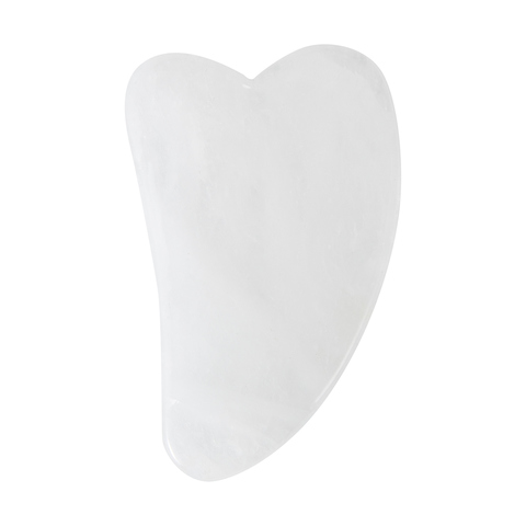 Uplift White Crystal Gua Sha Face Massager Tool - Kmart