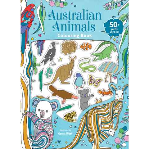 Download Australian Animals Colouring Book Kmart