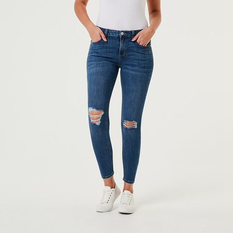 ripped jeans mid rise