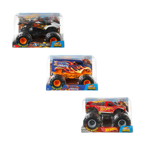 hot wheels remote control monster truck