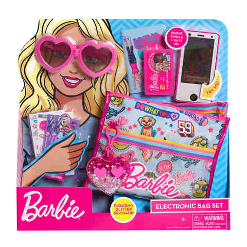 barbie electronic purse set