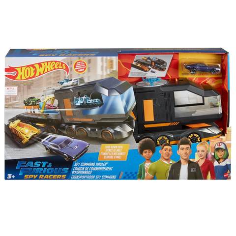 Hot Wheels Fast Furious Spy Racers Command Hauler Set Kmart - roblox fast and furious spy racers cars