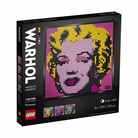 Lego Art Andy Warhol S Marilyn Monroe 31197 Kmart