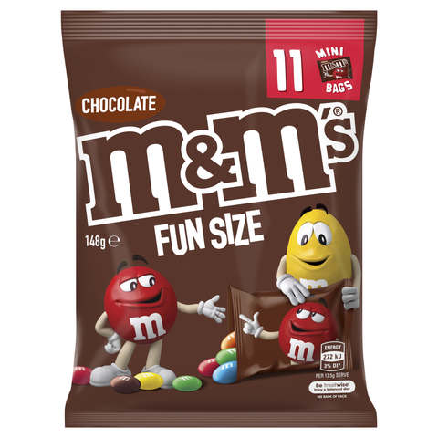 Christmas Mini M Ms Recall 2022 Mms Milk Chocolate Fun Size Pack 148G - Kmart