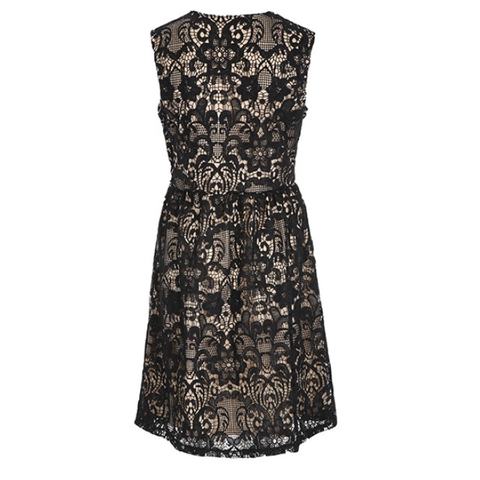 Sleeveless Lace Skater Dress | Kmart