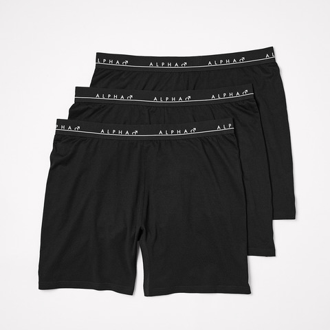 3 Pack Relaxed Fit Boxers Extended Sizes Kmart - roblox black boxers