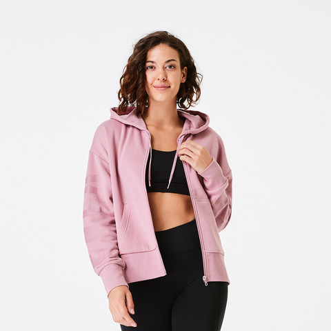 women's fleece half zip