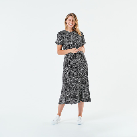 kmart short sleeve midi dress