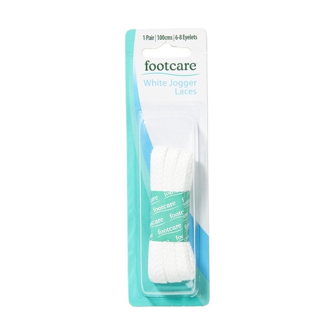 Footcare Jogger Laces - White | Kmart