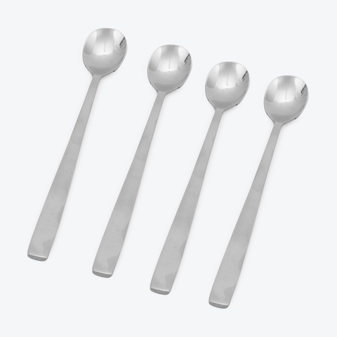 Set Of 4 Hawthorne Heavy Gauge Parfait Spoons