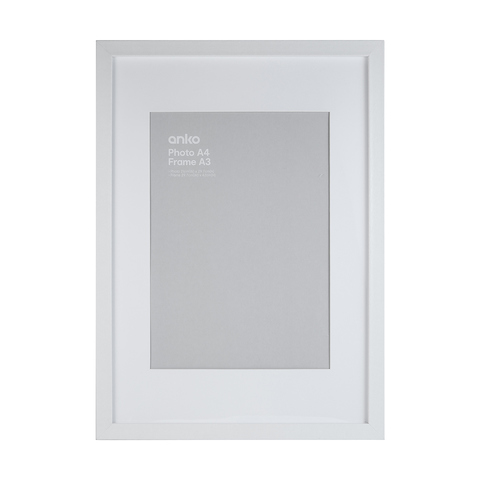 a4 white photo frame