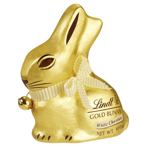 Lindt White Chocolate Gold Bunny 100g | Kmart