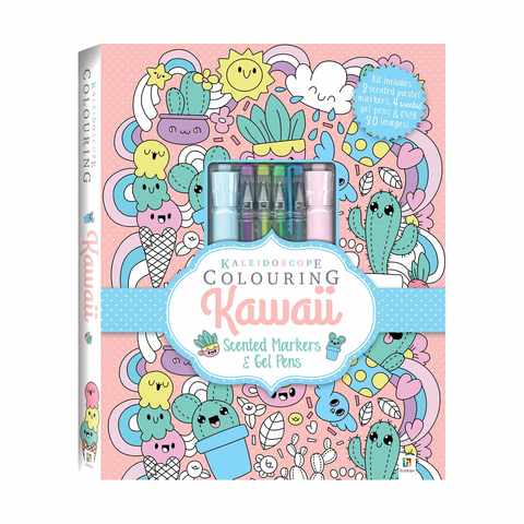 Kaleidoscope Colouring Kawaii Colouring Book Kmart