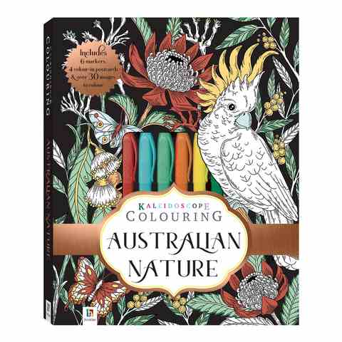 Download Kaleidoscope Colouring Australian Nature - Book | Kmart