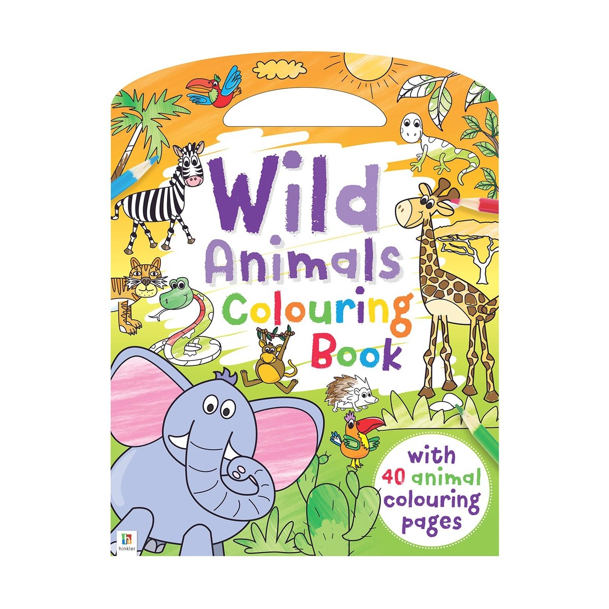 Download Wild Animals: Colouring Book | Kmart