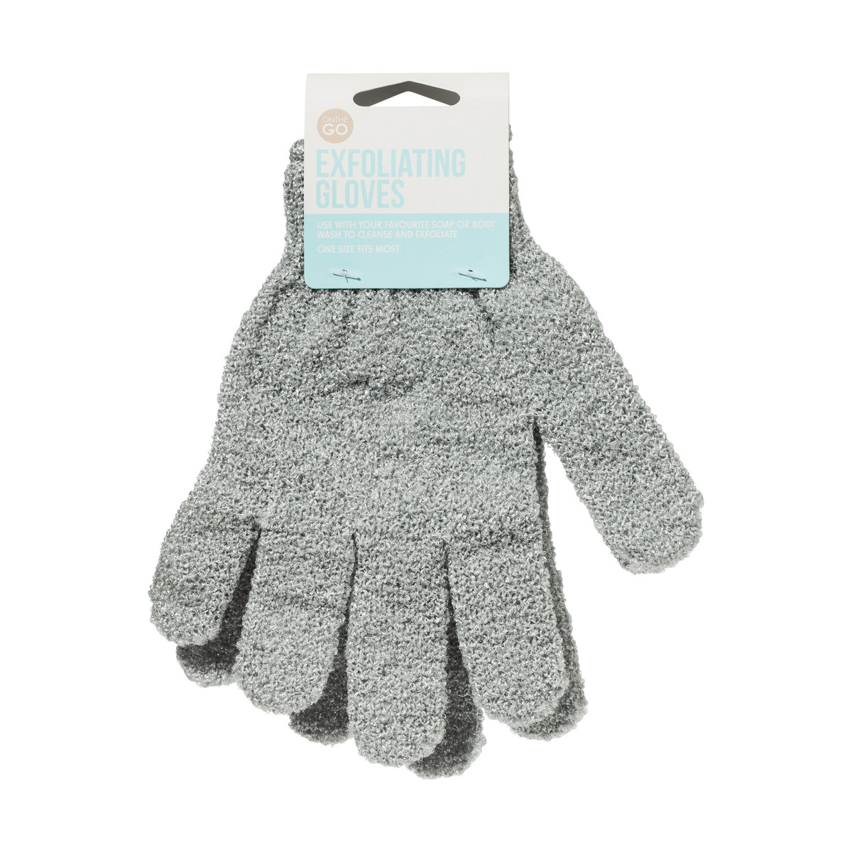 Grey Exfoliating Gloves | Kmart