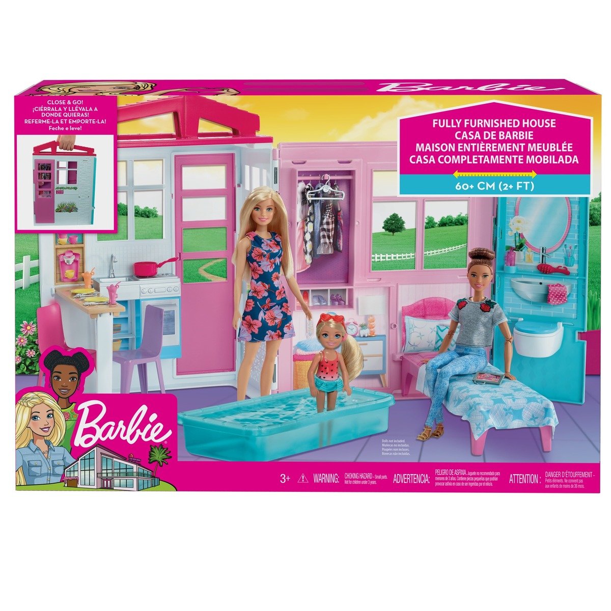  Barbie  Fully Furnished Dollhouse Kmart 