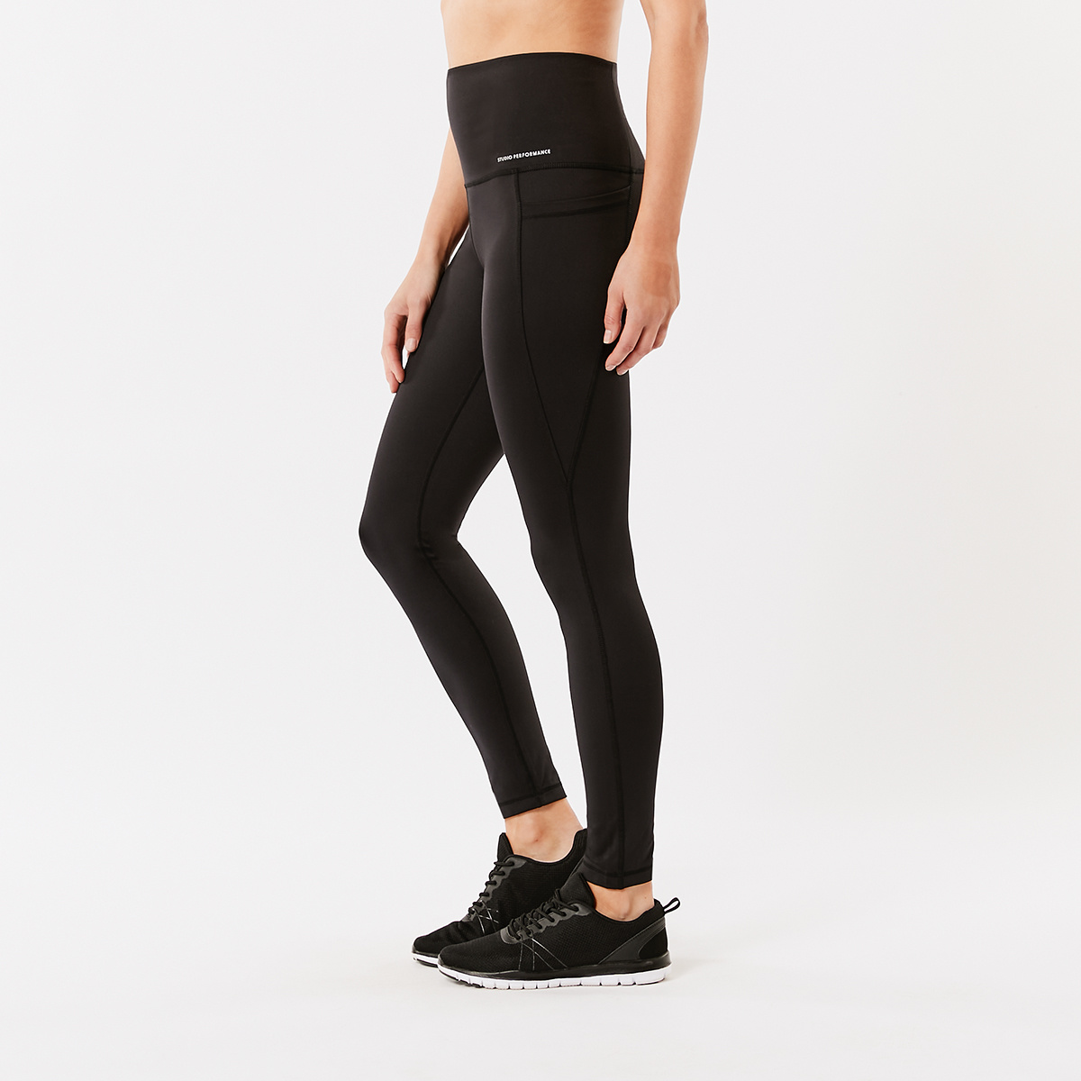 Kmart Active & Co Leggings Size 10 3/4 Length Gym Pants Activewear