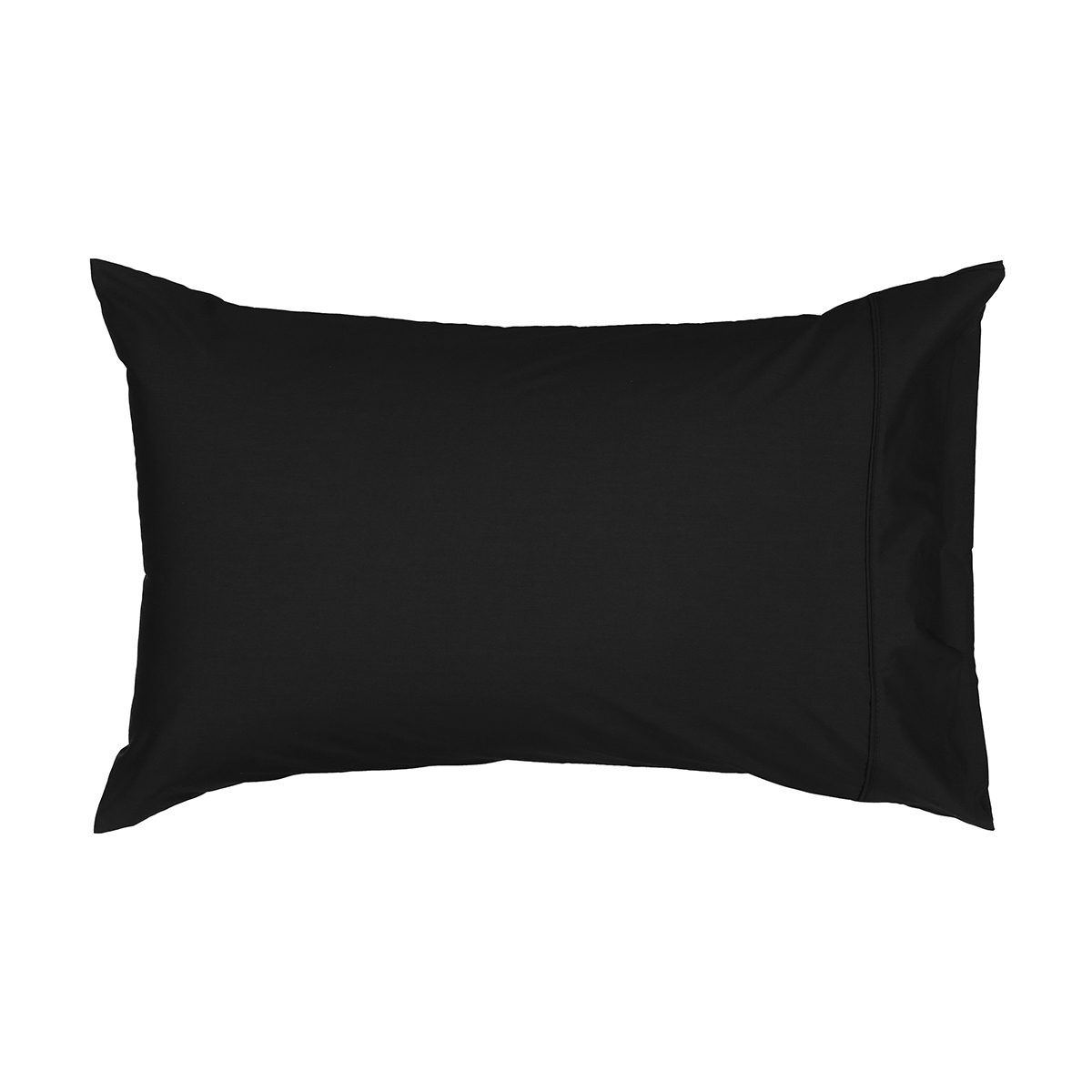 225 Thread Count Pillowcase - Black | Kmart