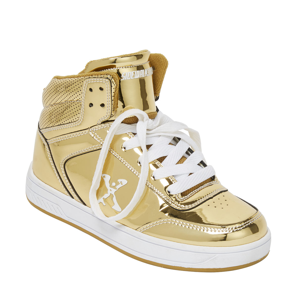Sidewalk Sports Size 6 Metallic Gold Look Roller Shoes | Kmart