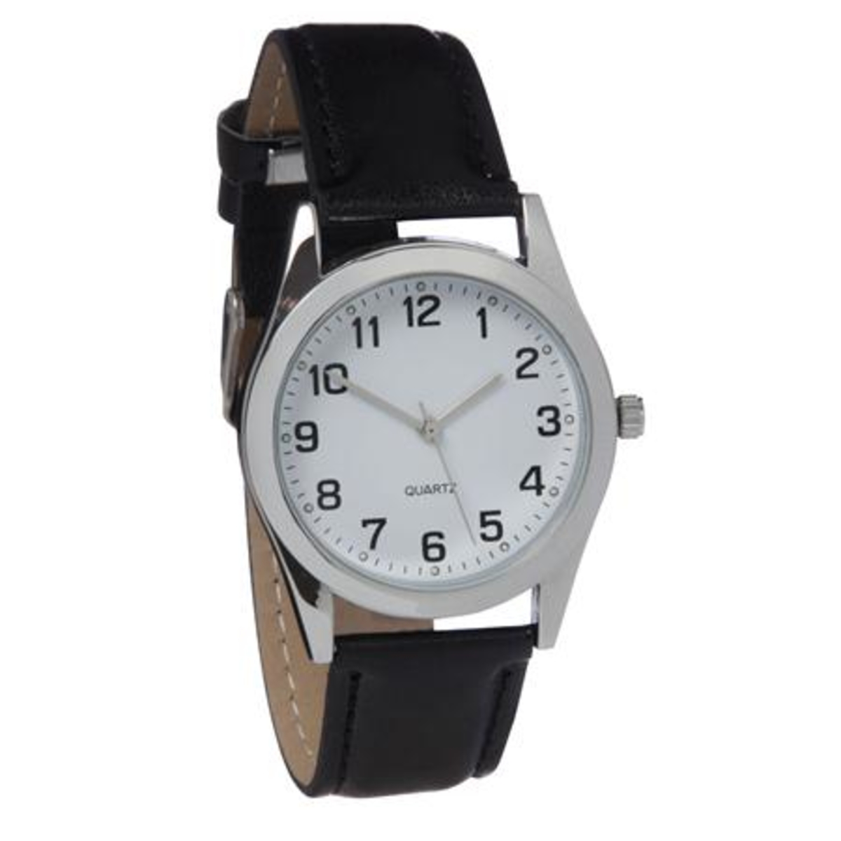 Analogue Watch - Black and Silver Look | Kmart