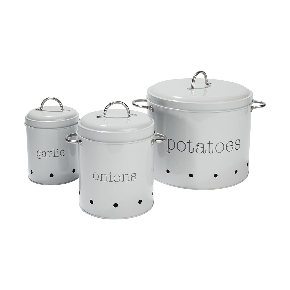 3 Vegetable Canisters | Kmart