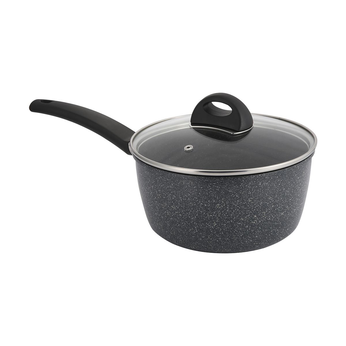 20cm Aluminium Saucepan Stone Grey Kmart