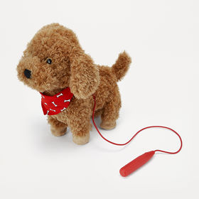 toy walking dog on a lead