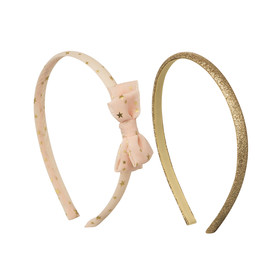 Headbands Buy Bandanas Hair Bands Hair Donuts Online Kmart - 2 pack tulle bow headband gold and pink