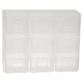 3 Tier Plastic Storage Unit - 9 Compartments | Kmart