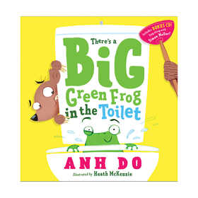 There S A Big Green Frog In The Toilet By Anh Do Book Kmart - there s a big green frog in the toilet by anh do book